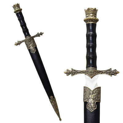 Daga de caballero de 34 cm réplica decorativa con posibilidad de grabado