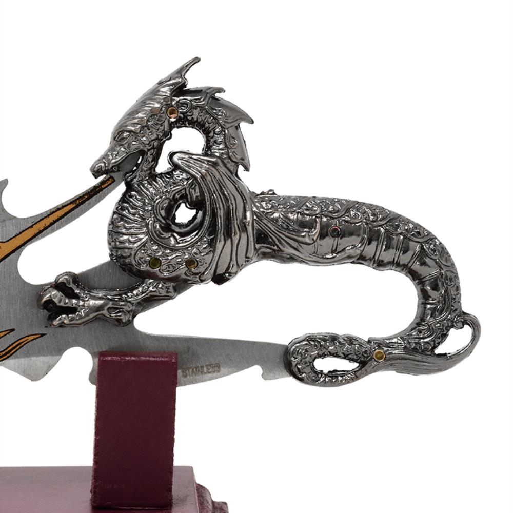 Daga decorativa dragón 19 cm con posibilidad de personalización con grabado