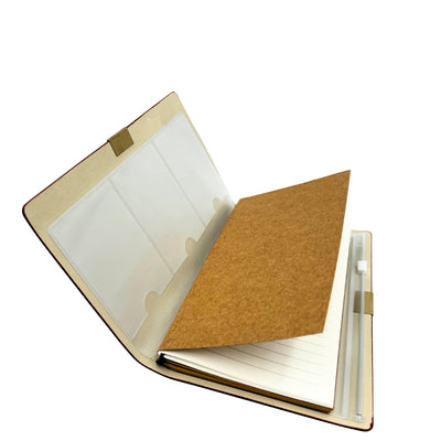 Cuaderno de viaje de cuero con grabado personalizado  