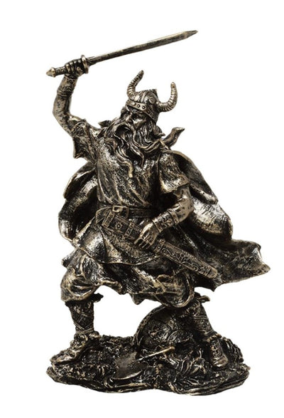 Figura decorativa de vikingo