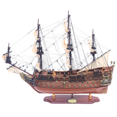 Gran modelo exclusivo del velero HMS Prince de 94cm con posibilidad de personalización mediante grabado