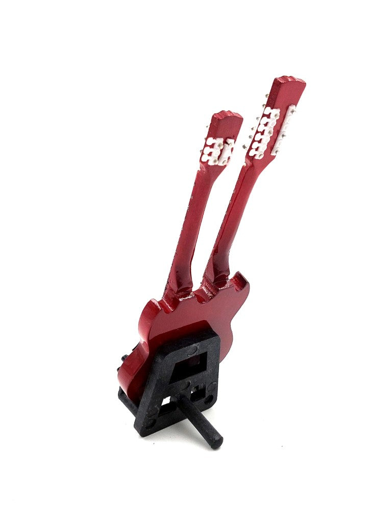 Mini guitarra de 15 cm BMG-020 estilo Jimmy Page con posibilidad de personalización con grabado