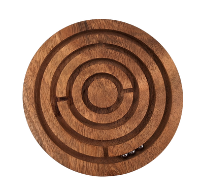 Juego de habilidad bolas en laberinto de madera con posibilidad de personalización mediante grabado