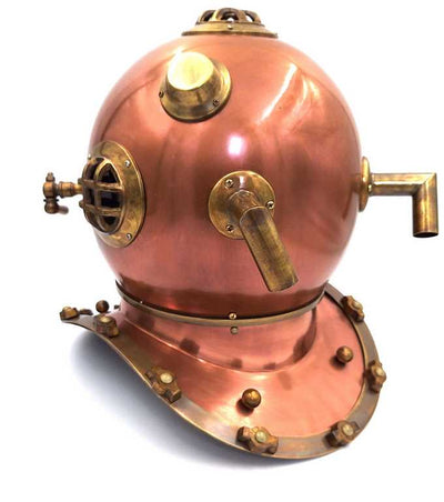 Gran casco de buceador