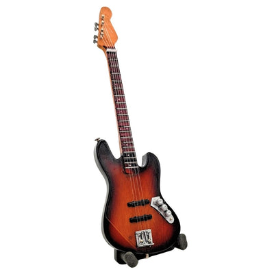 Miniguitarra decorativa de 15 cm con soporte, personalizable con grabado