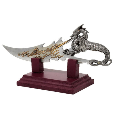 Daga decorativa dragón 19 cm con posibilidad de personalización con grabado