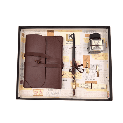 Set exclusivo de caligrafía con cuaderno