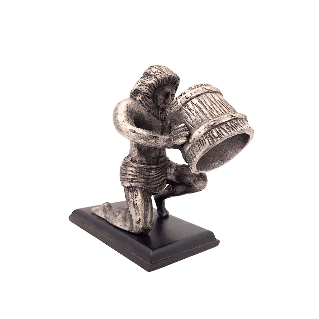 Figura decorativa Acuario AQU de aluminio, grabado personalizado, ideal para regalo, altura 18 cm, estilo clásico y art déco
