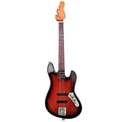 Miniguitarra decorativa de 15 cm con soporte, personalizable con grabado
