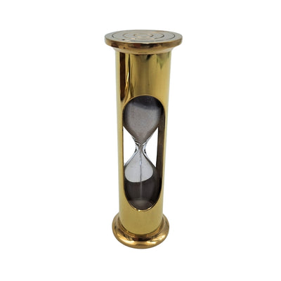 Set de regalo retro con grabado – brújula de latón, catalejo plegable, reloj de arena en caja de madera