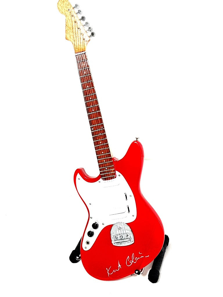 Mini guitarra Kurt Cobain Nirvana MGT-0277 con opción de personalización con grabado