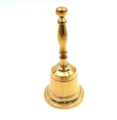 Campana de mano de latón 11,5 cm con posibilidad de personalización con grabado