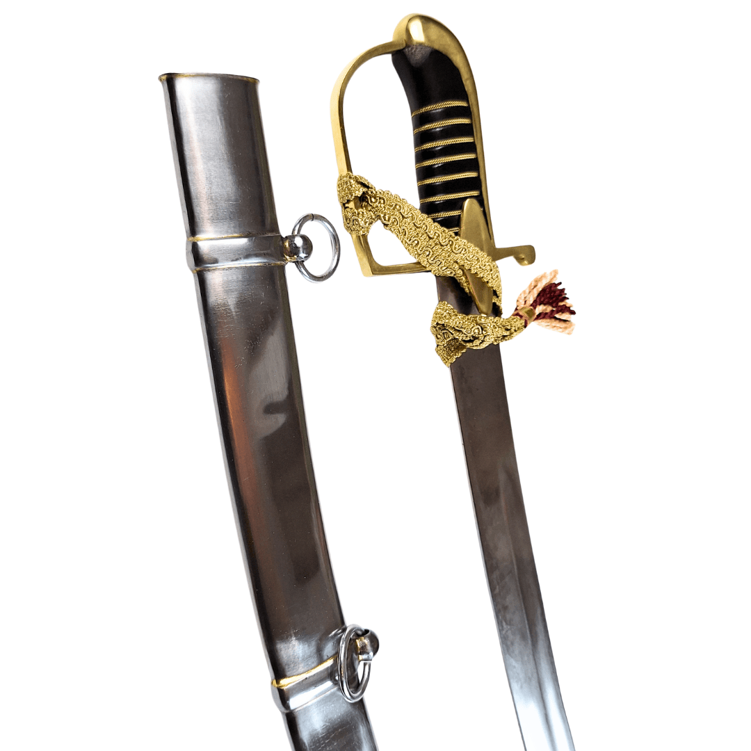 Sable de Caballería Polaco Modelo 1921 "Radziwiłłówka" - Réplica con Posibilidad de Personalización con Grabado, Regalo Elegante para Amantes de la Historia, Hecho de Acero de Alta Calidad, Longitud 95 cm