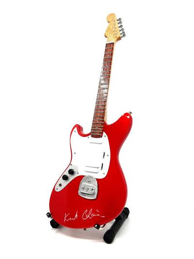 Mini guitarra Kurt Cobain Nirvana MGT-0277 con opción de personalización con grabado