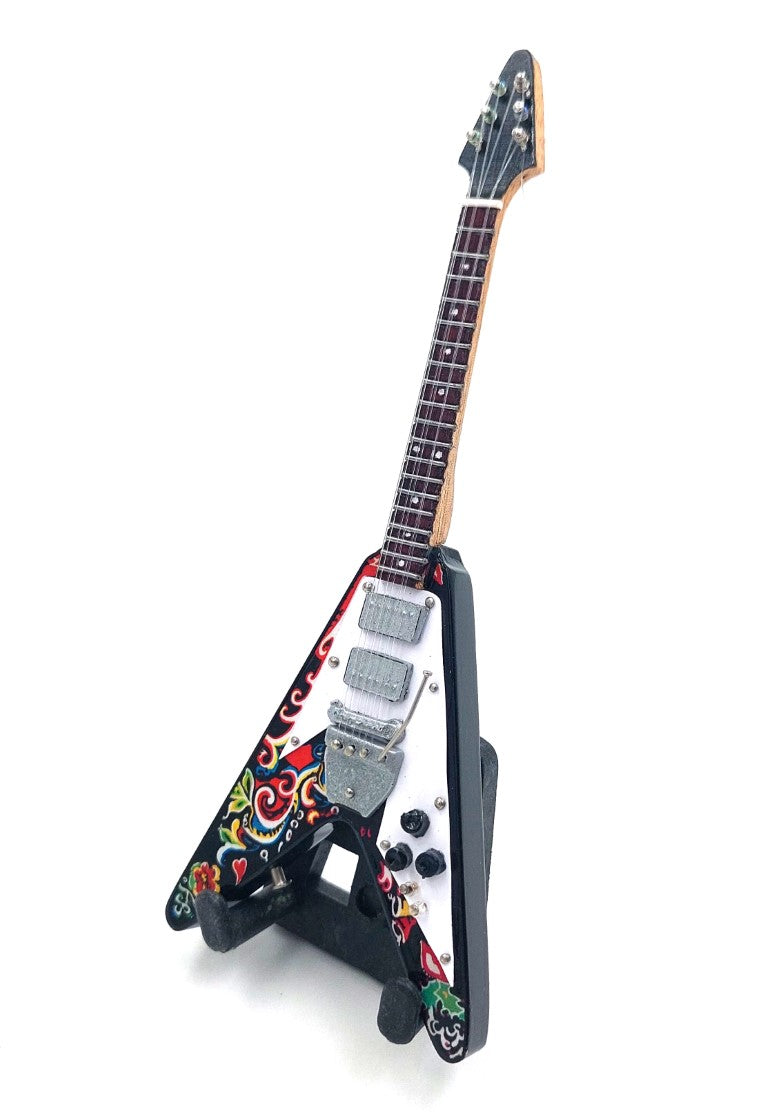 Mini guitarra de 15 cm Jimmy Hendrix con posibilidad de personalización con grabado