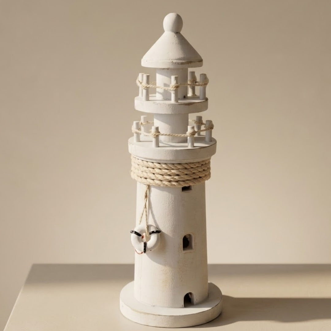 Faro de Madera con Grabado