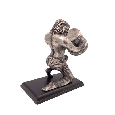 Figura decorativa Acuario AQU de aluminio, grabado personalizado, ideal para regalo, altura 18 cm, estilo clásico y art déco
