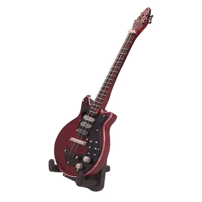 Mini guitarra de 15 cm estilo Brian May con posibilidad de personalización con grabado