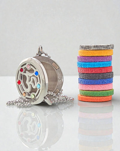 Naszyjnik Aromalife Chakra OM – Sekretnik Zapachu 30 mm