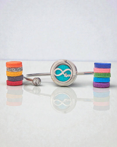 Pulsera Aromalife Eternal Love – Relicario aromático Amor Infinito 20 mm