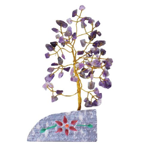 Árbol de Amatista con 80 Piedras  