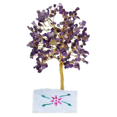Árbol de Cristal de Amatista con 320 Piedras  