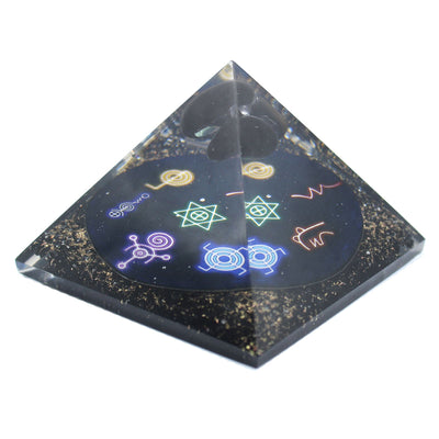 Pirámide de orgonita Midnight Reiki