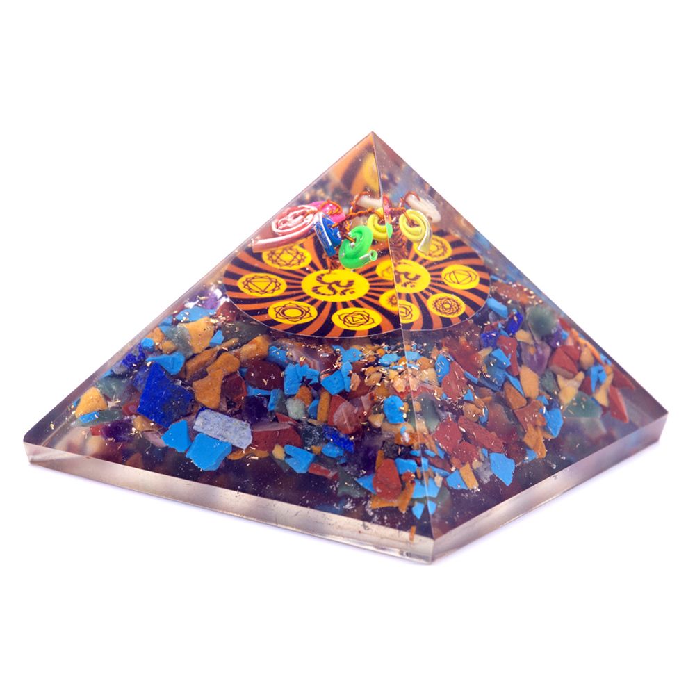 Pirámide de orgonita Om Chakra
