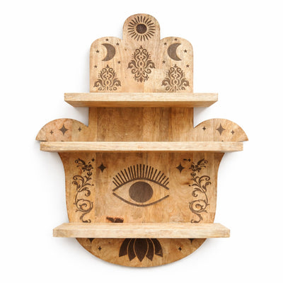 Estante con forma de Hamsa