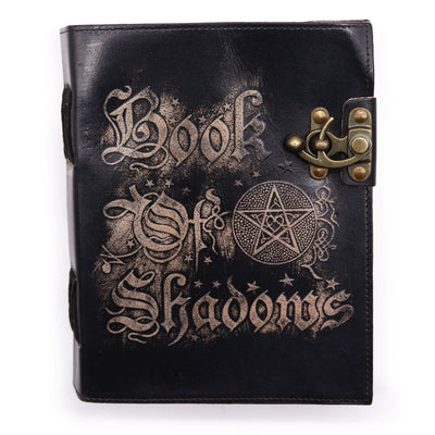 Libro de las Sombras - Cuaderno Mágico con 200 Páginas, Borde Decorativo, 15x21 cm