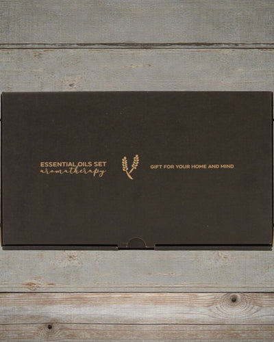 Armonía otoñal de la naturaleza – juego de lujo de 12 aceites esenciales de 5 ml con pipetas