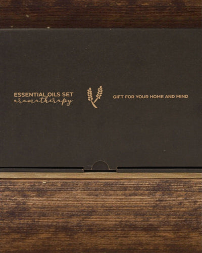 Esencia del Mundo – Lujoso conjunto de 12 aceites esenciales 5 ml más populares con cuentagotas