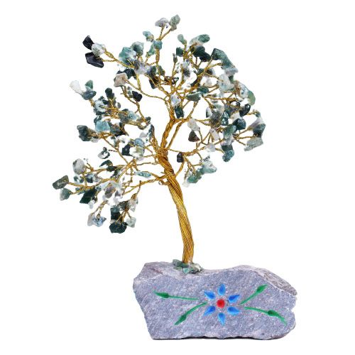 Árbol de Piedra de Ágata Musgosa  