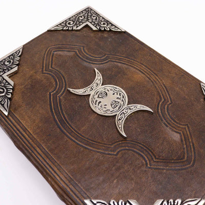 Cuaderno Hefty Brown Tan con Luna Trifásica