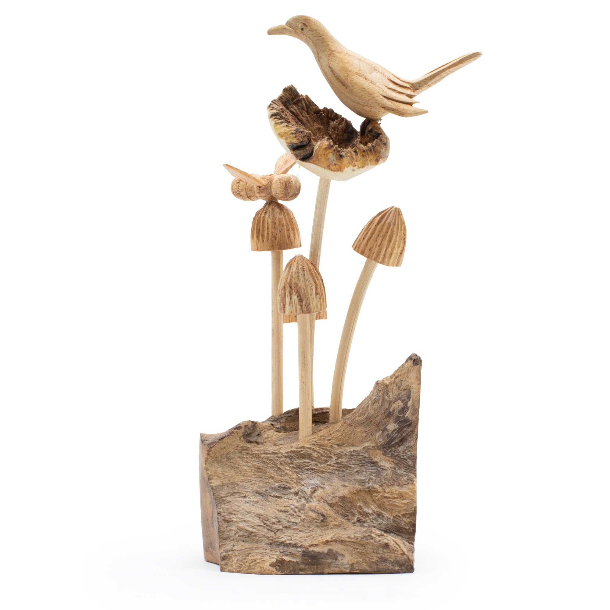 Escultura en madera parasitaria