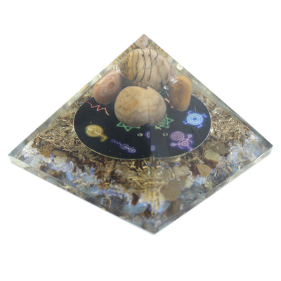 Pirámide de orgonita Midnight Reiki