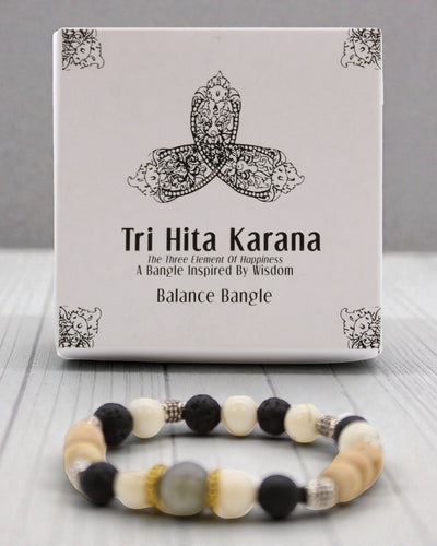TriHita Balance Stone – Pulsera de equilibrio de Bali