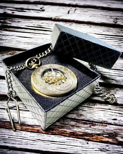 Reloj de Bolsillo Exclusivo "Heritage" - Mecánico y Resistente al Agua