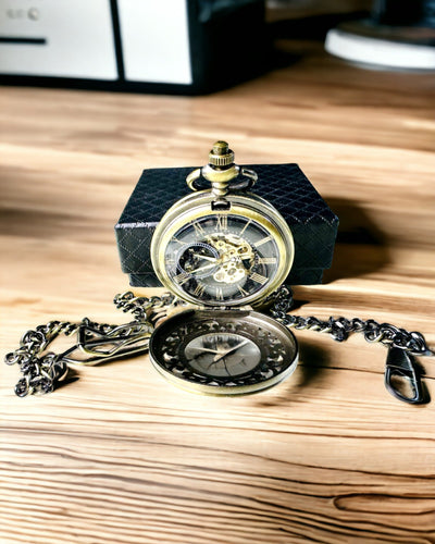 Reloj de Bolsillo Exclusivo "Heritage" - Mecánico y Resistente al Agua