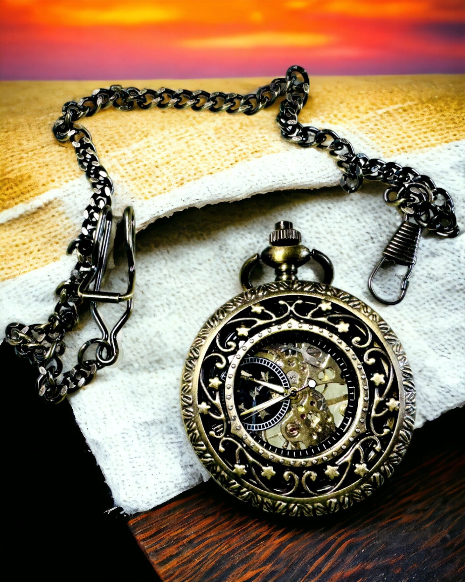 Reloj de Bolsillo Exclusivo "Heritage" - Mecánico y Resistente al Agua