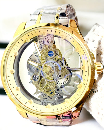 Reloj de Hombre de Cuarzo "Vision Sport" – Transparente por Ambos Lados con Aluminio