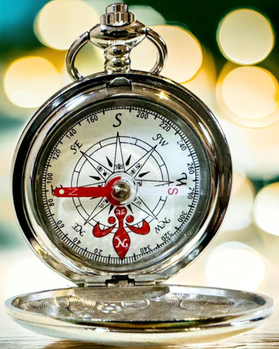 Mini Kompas Odkrywca, Przenośny y Elegante, Idealny para Mochilas y Actividades al Aire Libre