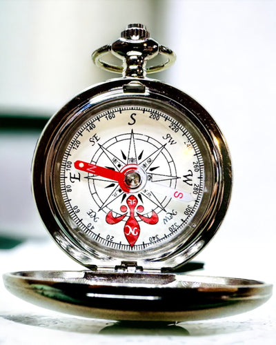 Mini Kompas Odkrywca, Przenośny y Elegante, Idealny para Mochilas y Actividades al Aire Libre