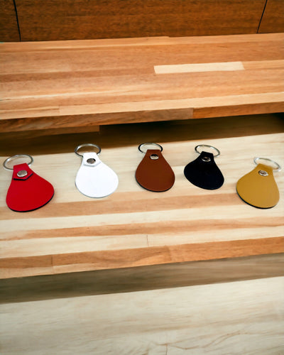 Llavero de Cuero PU Personalizable con Grabado - Disponible en 5 Colores