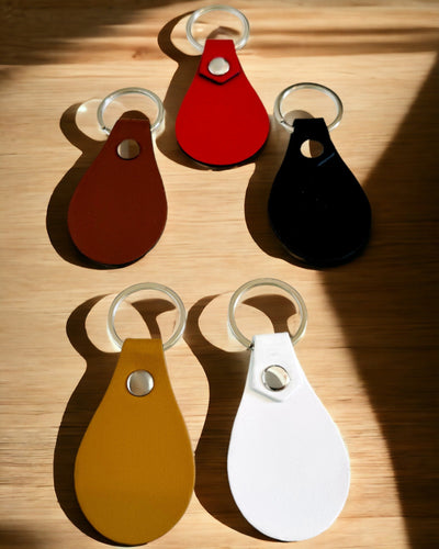 Llavero de Cuero PU Personalizable con Grabado - Disponible en 5 Colores