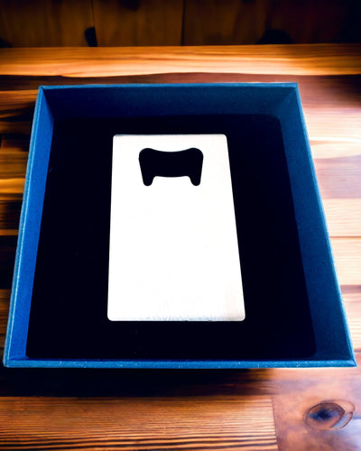 Abridor de Botellas de Acero Inoxidable - Gadget Elegante y Práctico - personalización con grabado