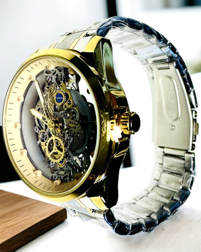 Reloj de Hombre de Cuarzo "Vision Sport" – Transparente por Ambos Lados con Aluminio