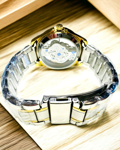 Reloj de Hombre de Cuarzo "Vision Sport" – Transparente por Ambos Lados con Aluminio