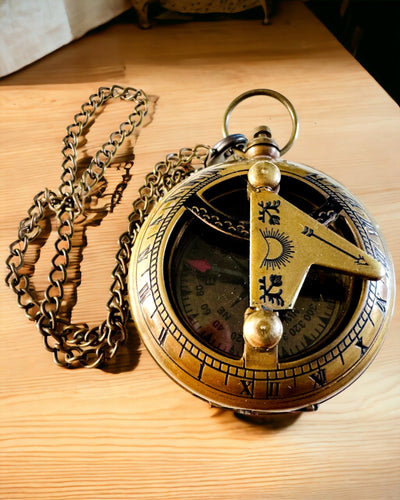 Brújula de Navegación del Viajero con grabado, personalización – Artesanía de Artesanos Indios