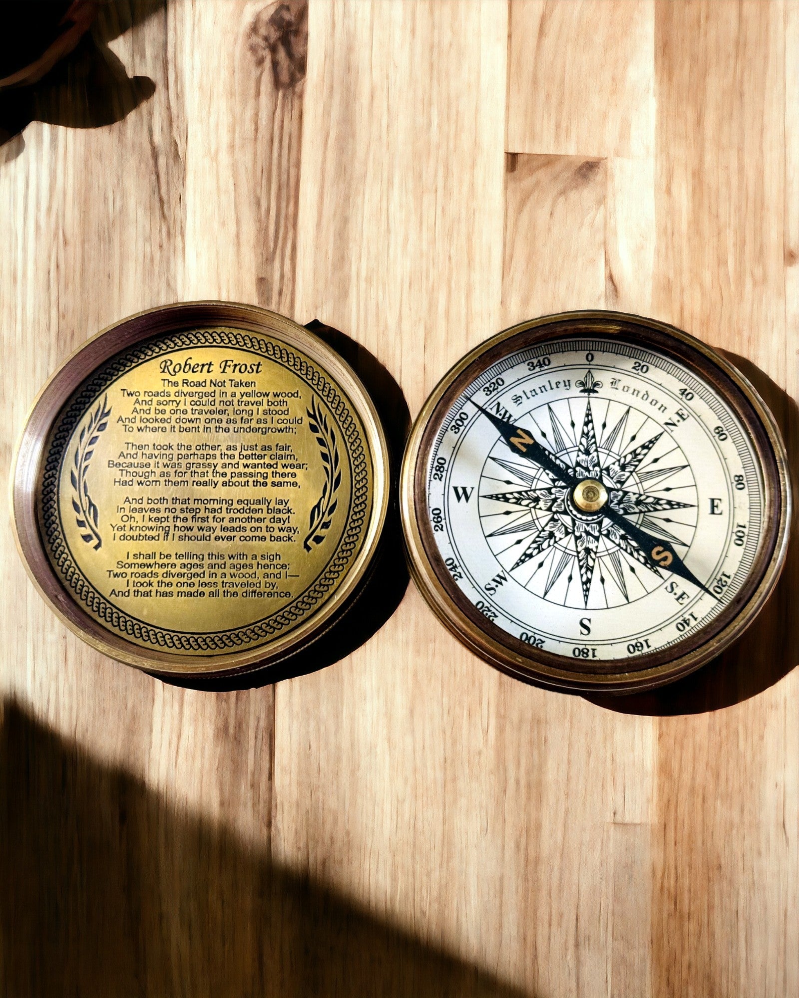 Brújula náutica "Stanley Marine London" con opción de personalización, 2 variantes a elegir